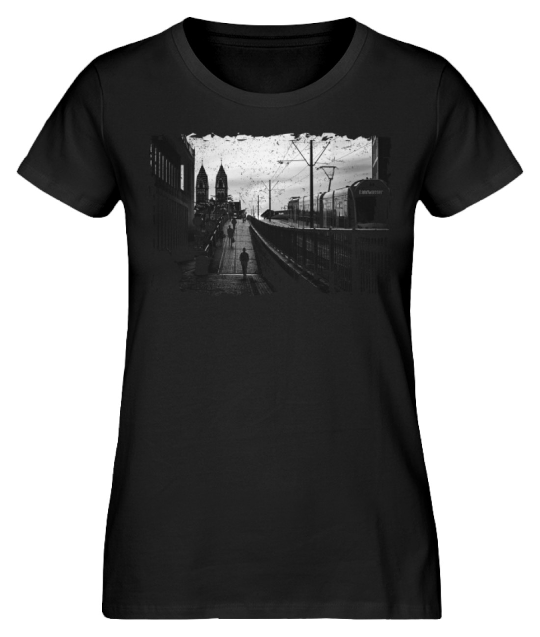 Shadow City (Damen/Tailliert Premium Organic T-Shirt ST/ST)